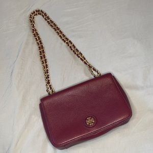 Tory Burch Leather Flap Purse